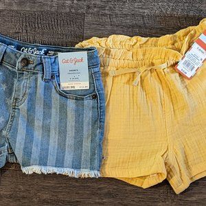 CAT AND JACK SHORTS SZ SMALL 6/6X